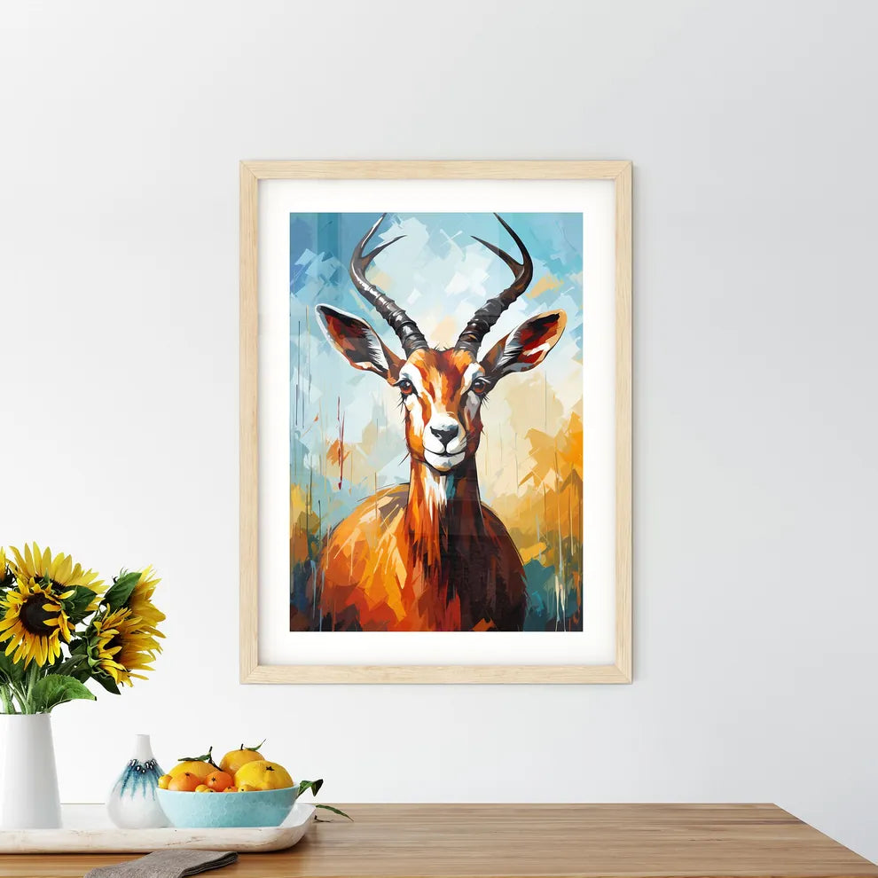 Endangered Bontebok Antelope  Framed Print