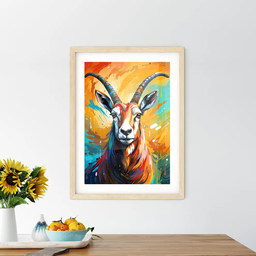 Endangered Bontebok Antelope  Framed Print
