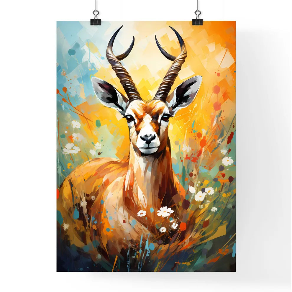 Endangered Bontebok Antelope  Poster