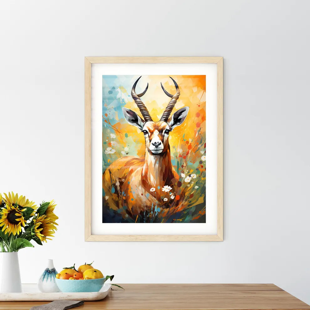 Endangered Bontebok Antelope  Framed Print