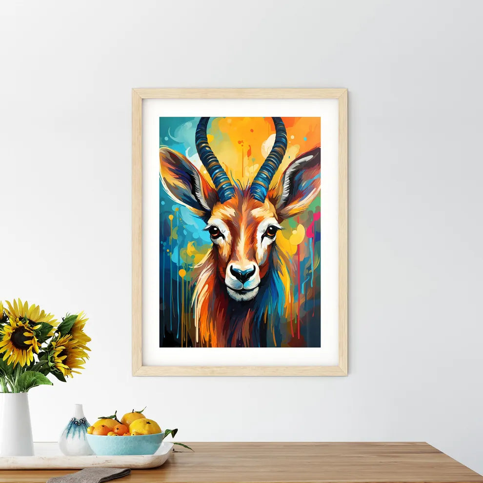 Endangered Bontebok Antelope  Framed Print