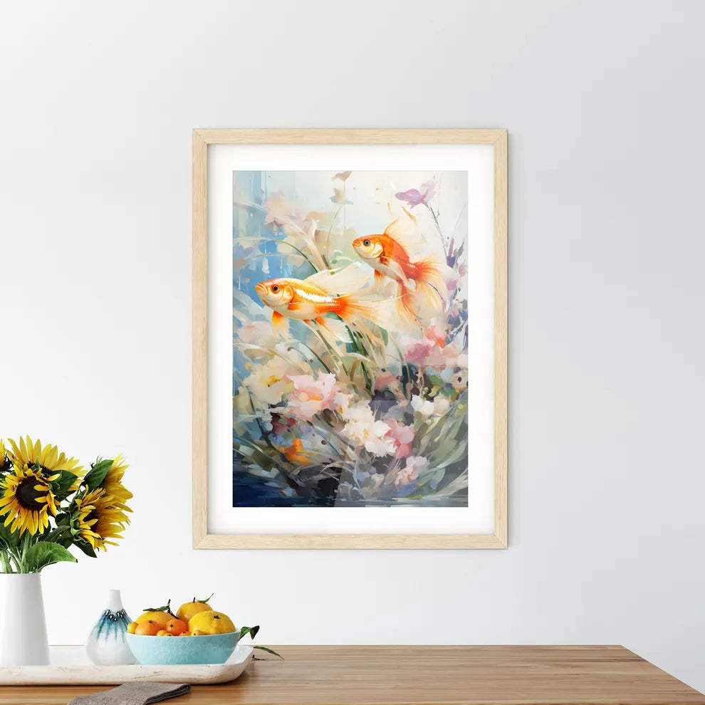 Fish In Aquarium  Framed Print