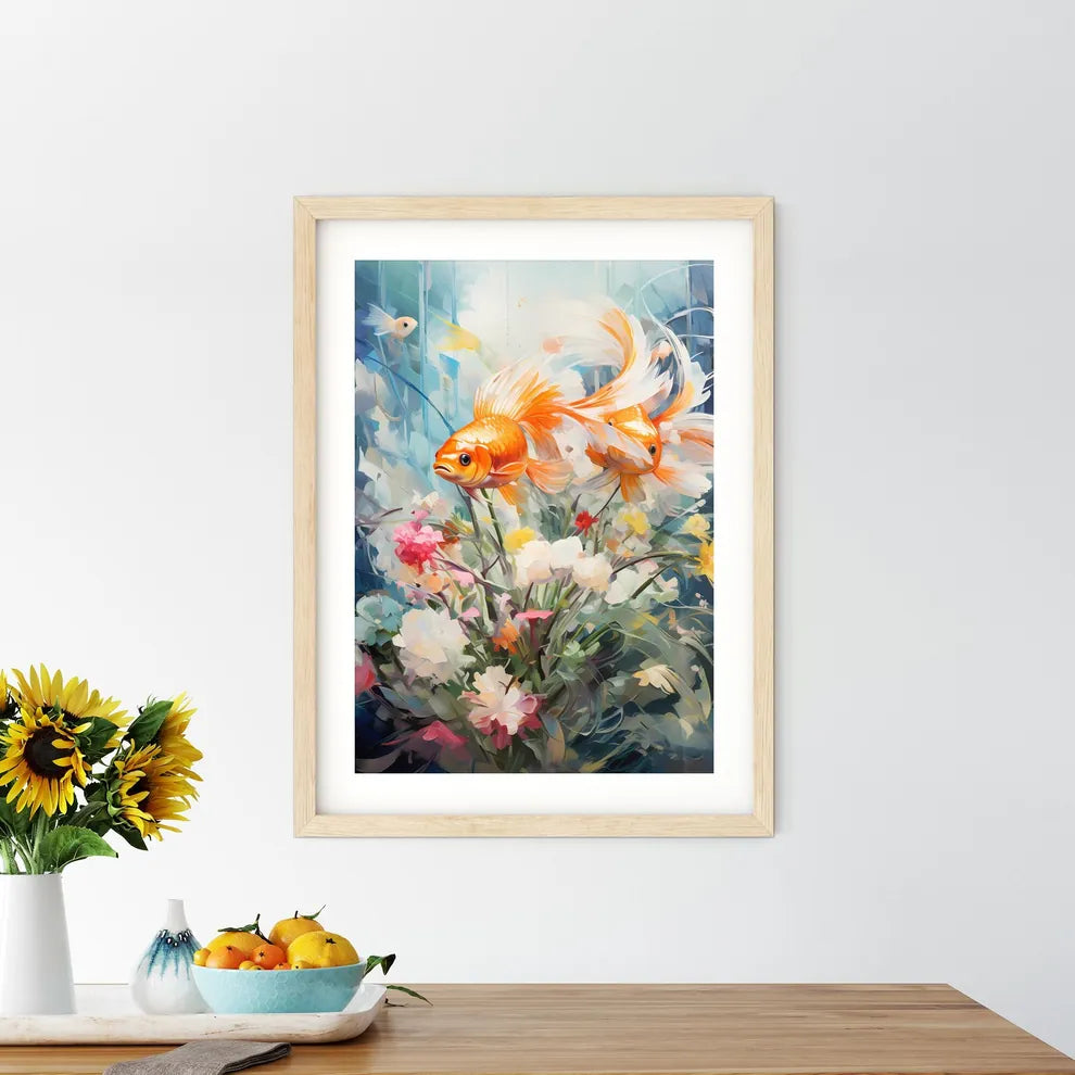 Fish In Aquarium  Framed Print