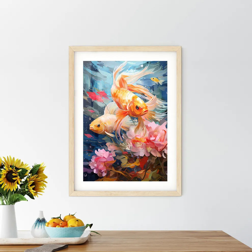 Fish In Aquarium  Framed Print