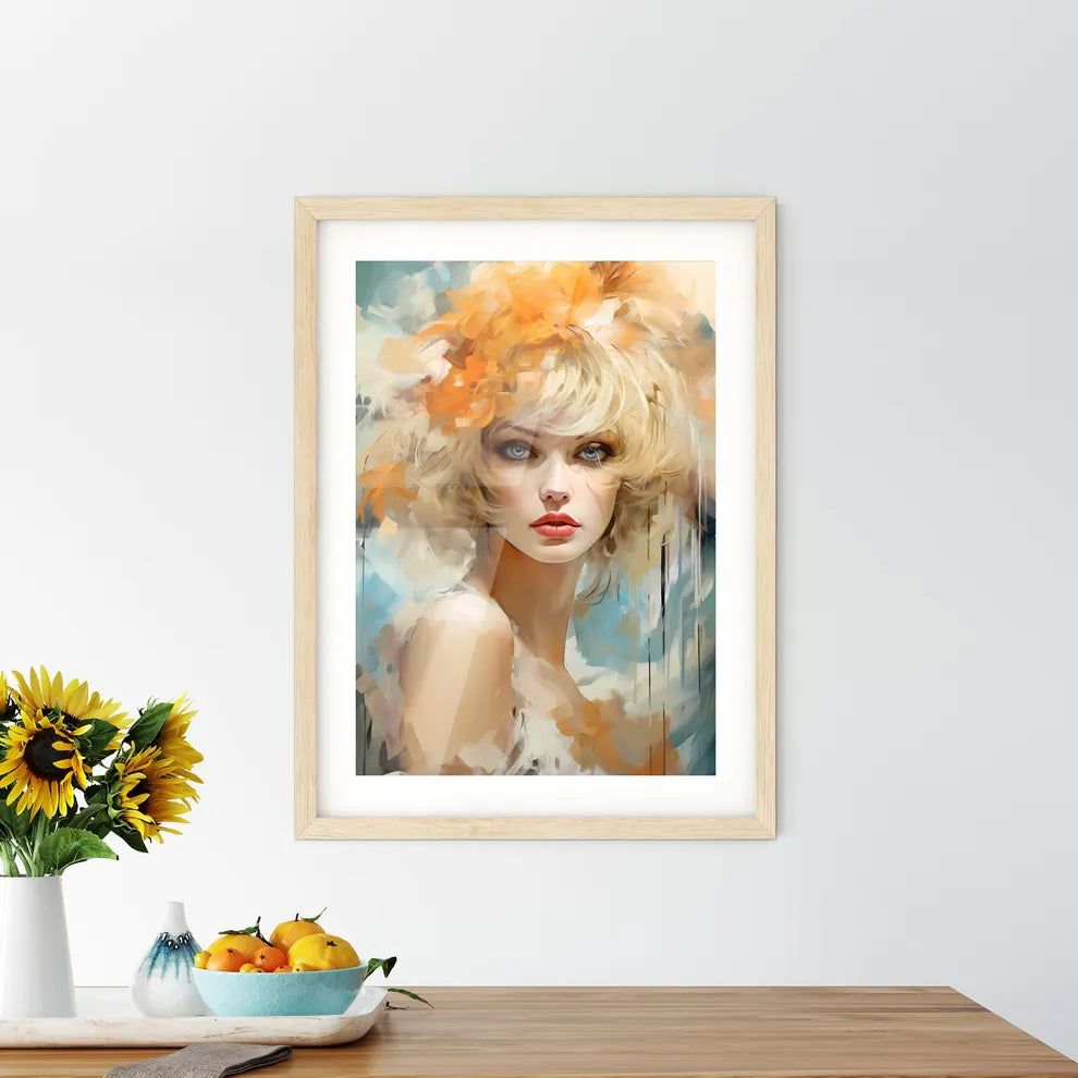Flapper Girl Framed Print