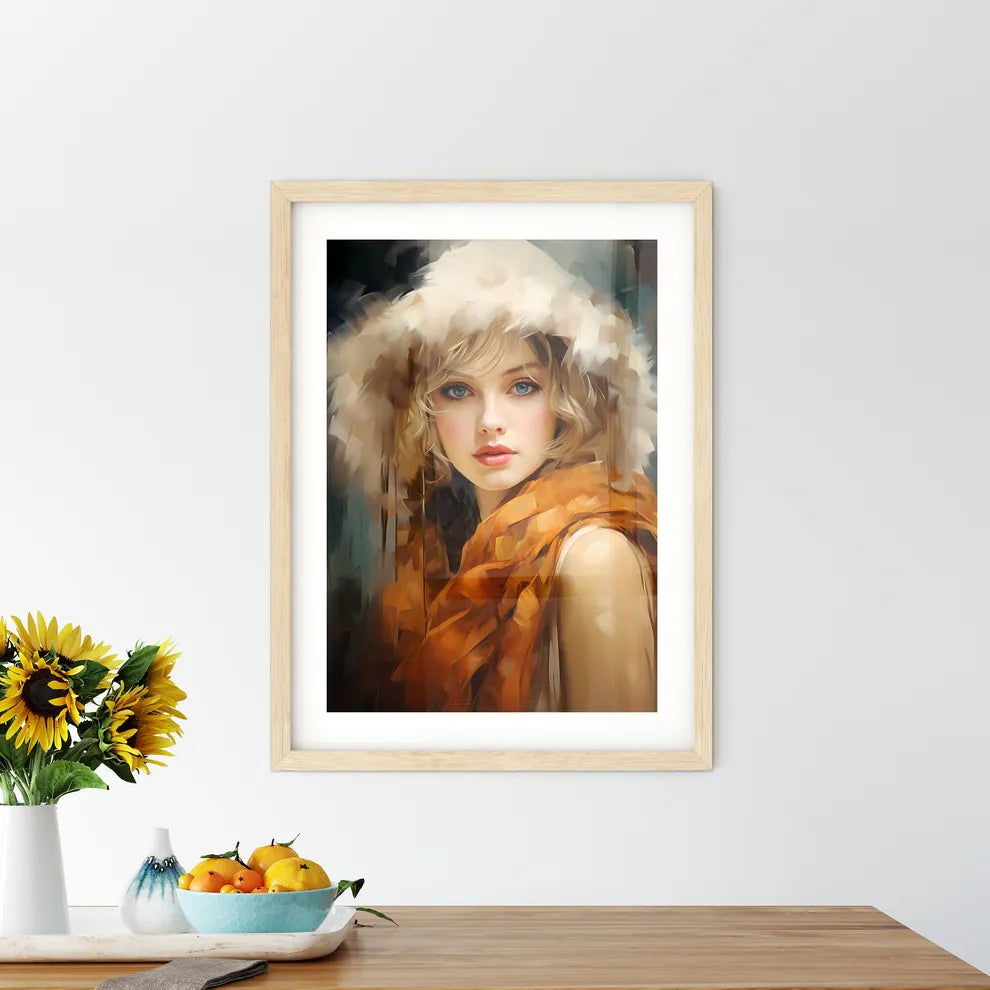 Flapper Girl Framed Print