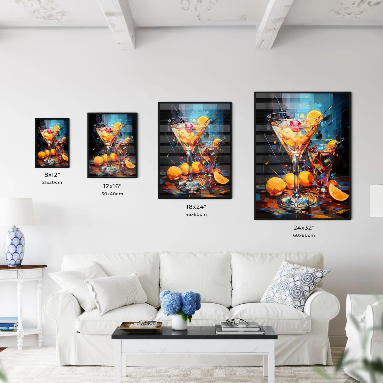 Funny Art Deco Cocktail - A Painting O - Kitchen Hangings
