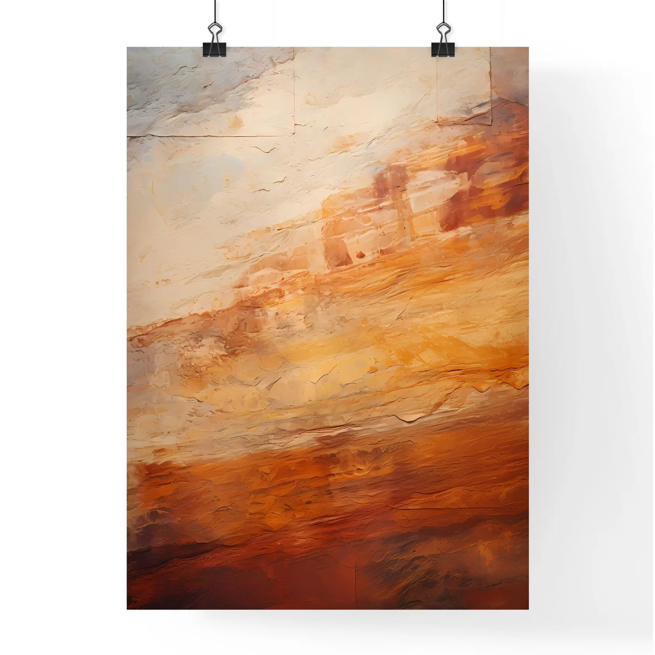 High Quality Travertine - A Close Up O Poster