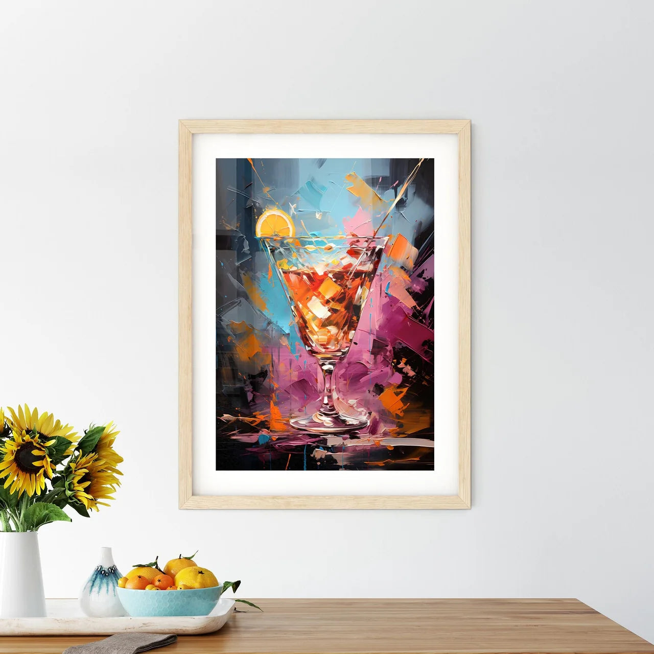 Hugo Cocktail - A Painting O Framed Print