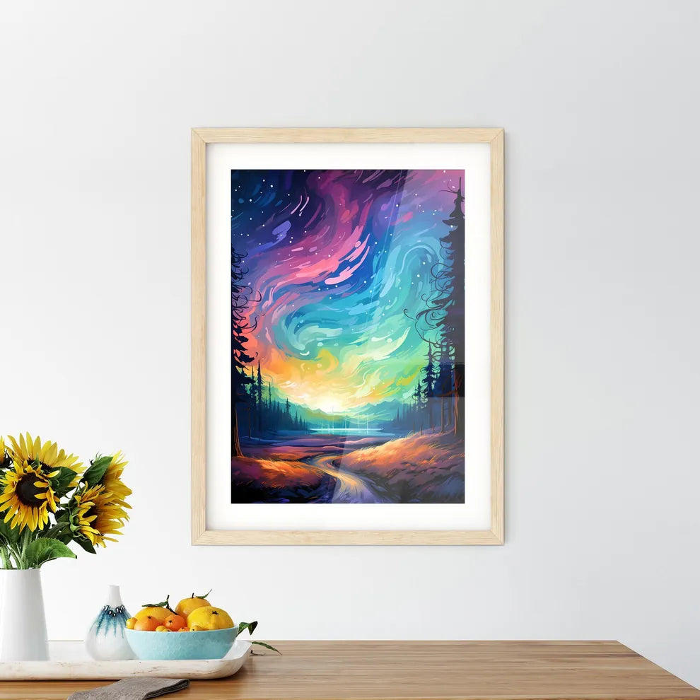 Icebergs At Night Jokulsarlon Lagoon Iceland Framed Print