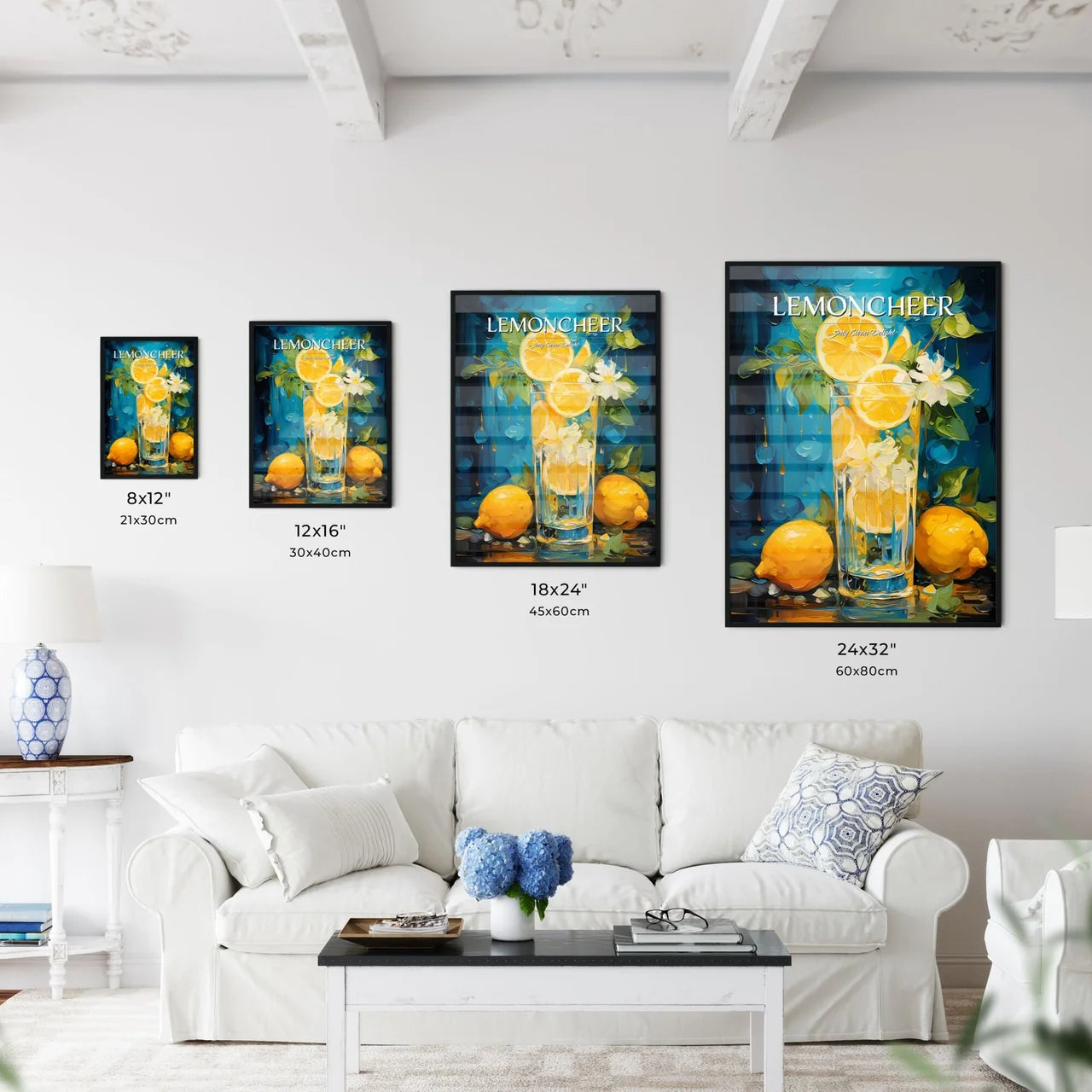 Lemoncello Cocktail - A Glass Of Lemons And  - Kitchen Hangings