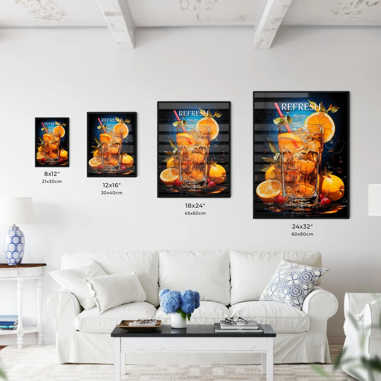 Long Island Iced Tea - A Glass Of Ice Tea Wi - Kitchen Hangings