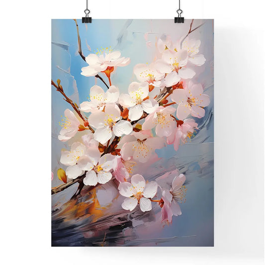 Macro Of Cherry Flowers In Soft Focus - A Cl Poster