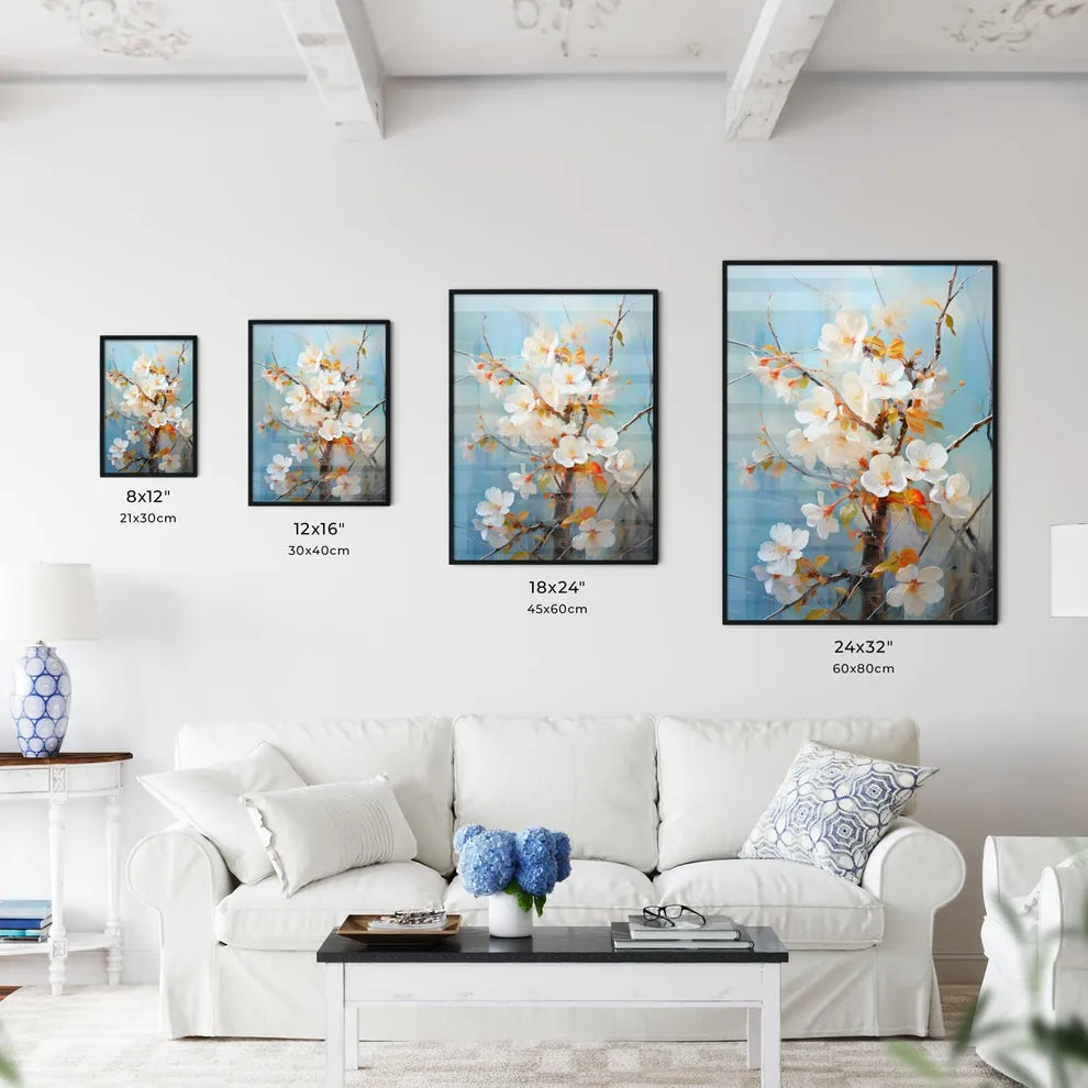 Macro Of Cherry Flowers In Soft Focus - A Wh - Kitchen Hangings