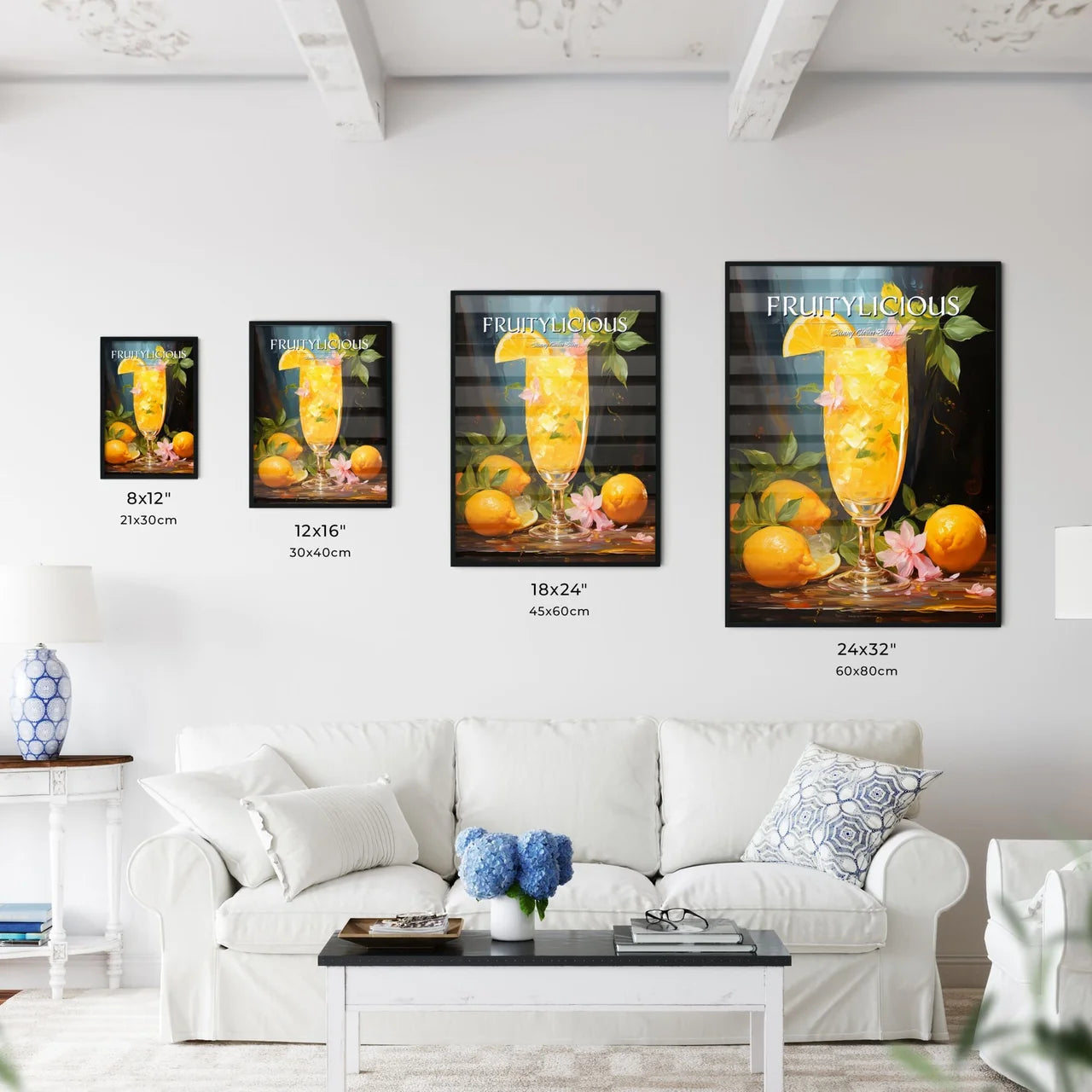 Mango Mimosa Cocktail - A Glass Of Orange Ju - Kitchen Hangings