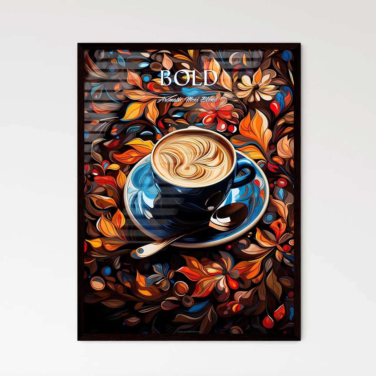 Mexican Coffee - A Cup Of Coffee With A S - Framed Art Print