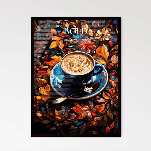 Mexican Coffee - A Cup Of Coffee With A S - Framed Art Print