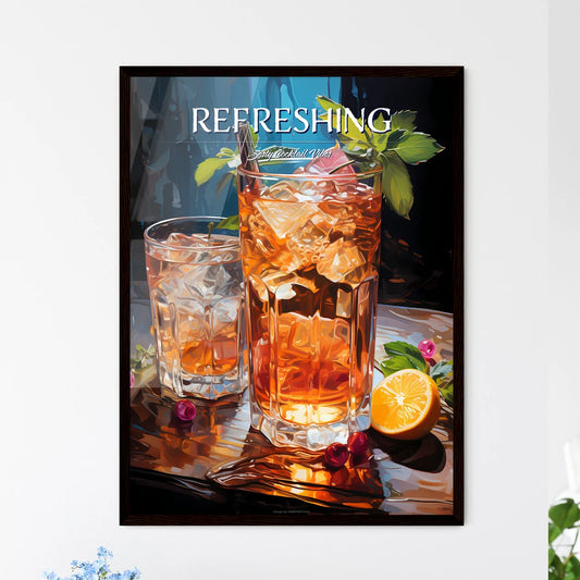 Moscow Mule - A Close Up Of A Drin - Framed Art Print