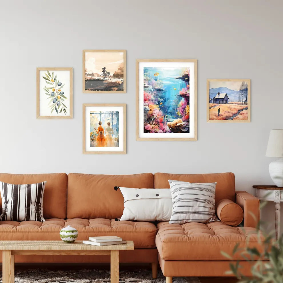 Ocean Coral And Fish Taken In The Red Sea  Art Print