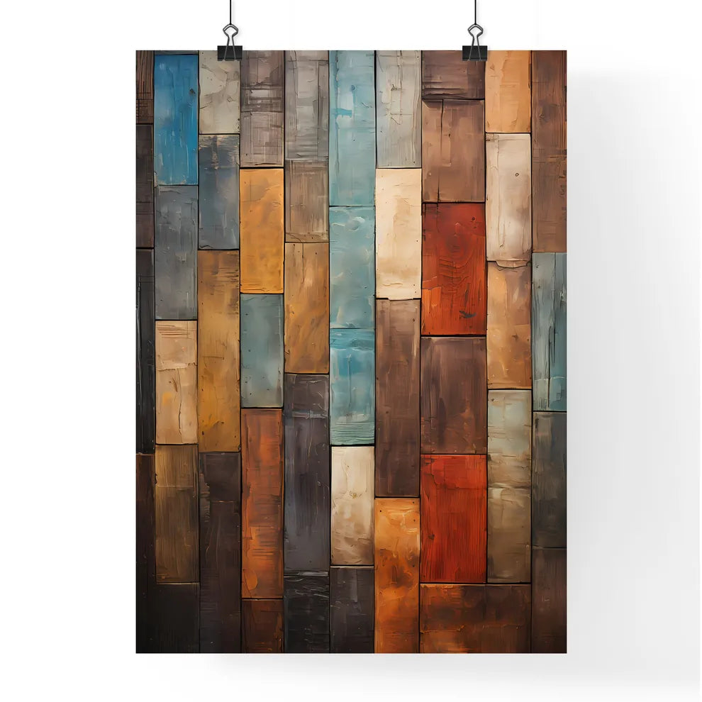 Old Wood Wall - A Wall Of Wo Poster