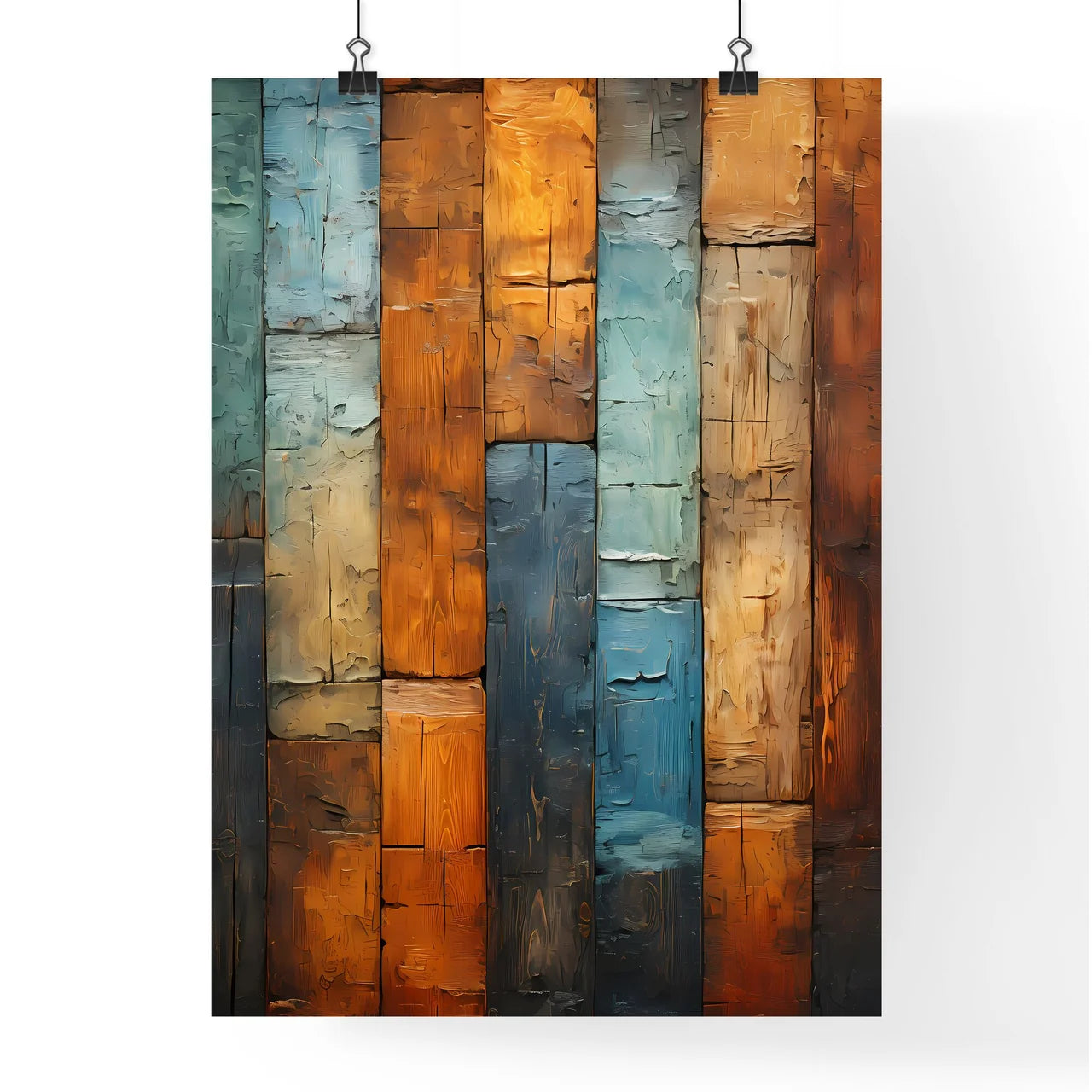 Old Wood Wall - A Close Up Of Wood Poster