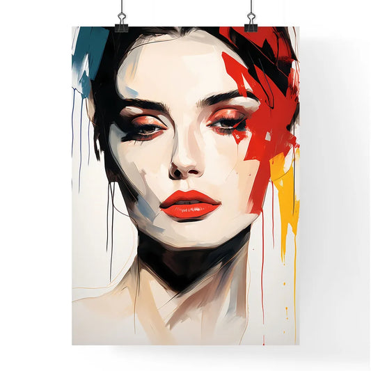 One Line Face - A Woman With Poster