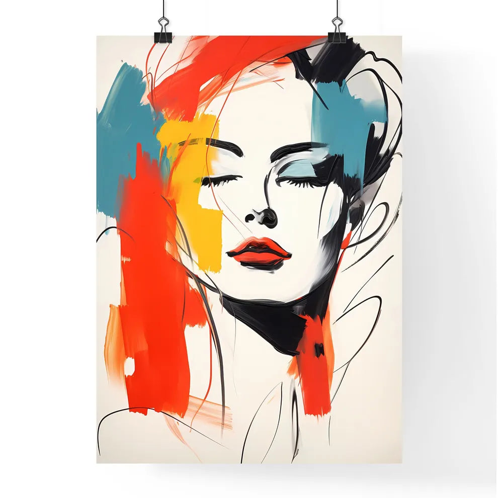 One Line Face - A Painting O Poster