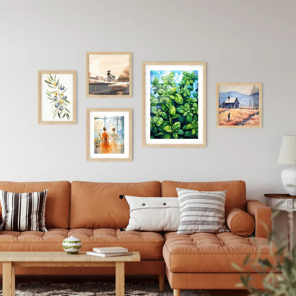 Oregano With Inscription - A Green Plan Wall Art