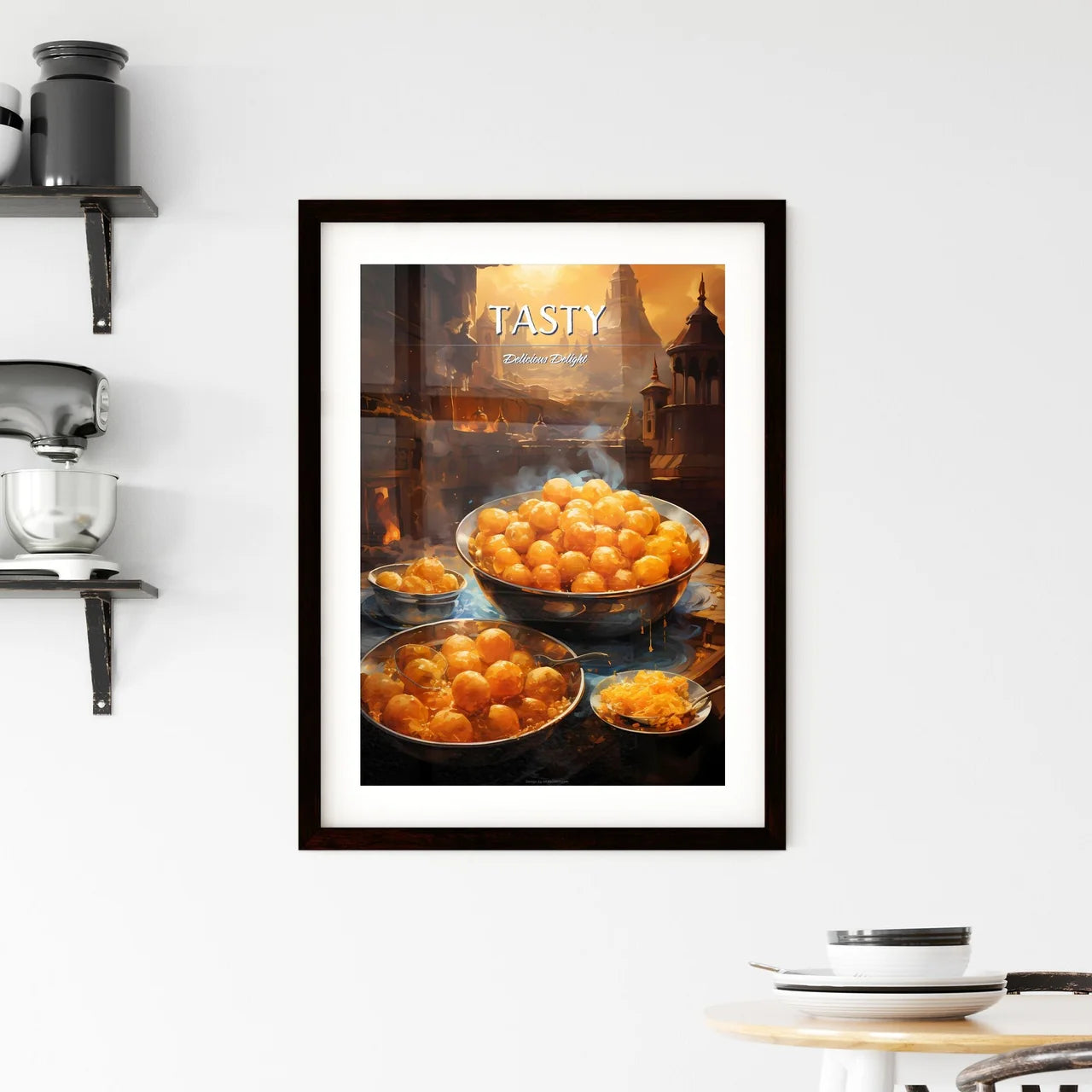 Pani Purialso Known As Golgappa And Puchka - Framed Print