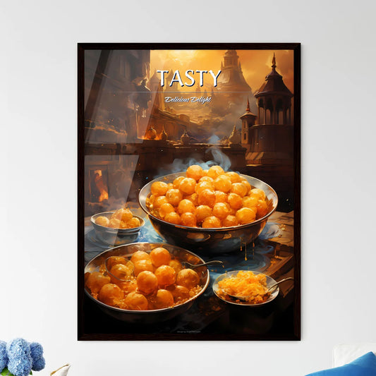 Pani Purialso Known As Golgappa And Puchka - - Framed Art Print