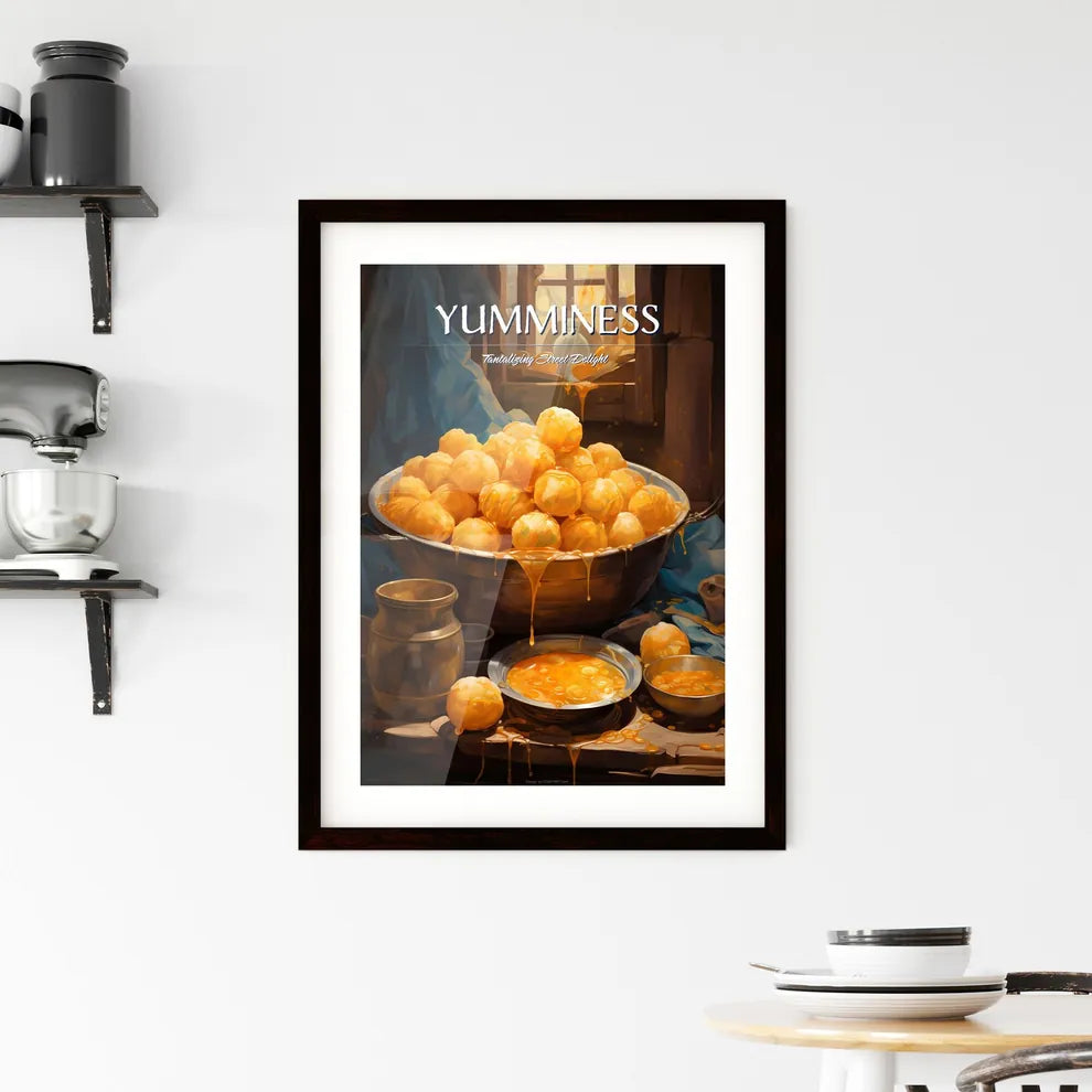 Pani Purialso Known As Golgappa And Puchka - Framed Print