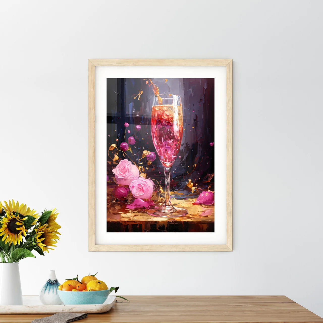 Perfect Kir Royale - A Glass Of P Framed Print