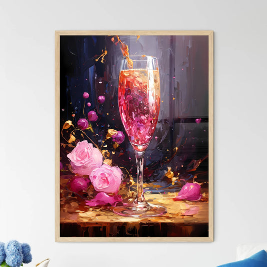 Perfect Kir Royale - A Glass Of P - Framed Art Print