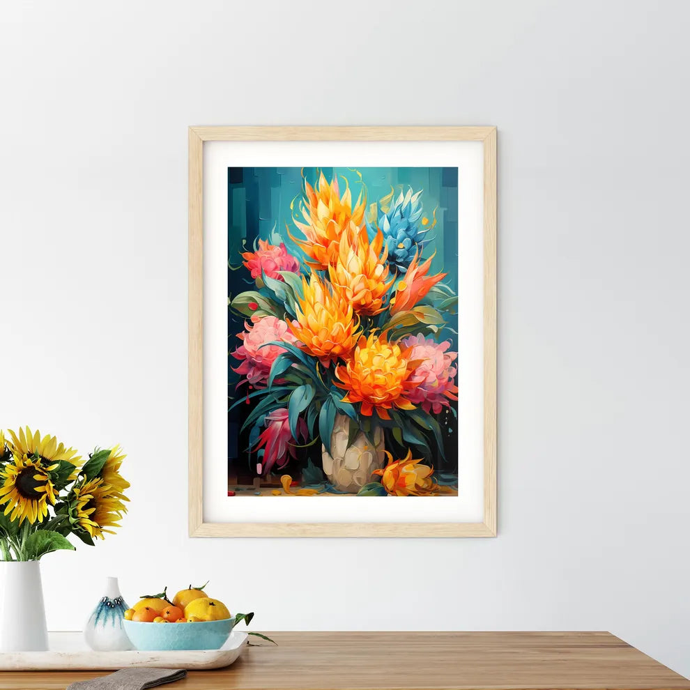 Pineapple Mimosa - A Painting O Framed Print