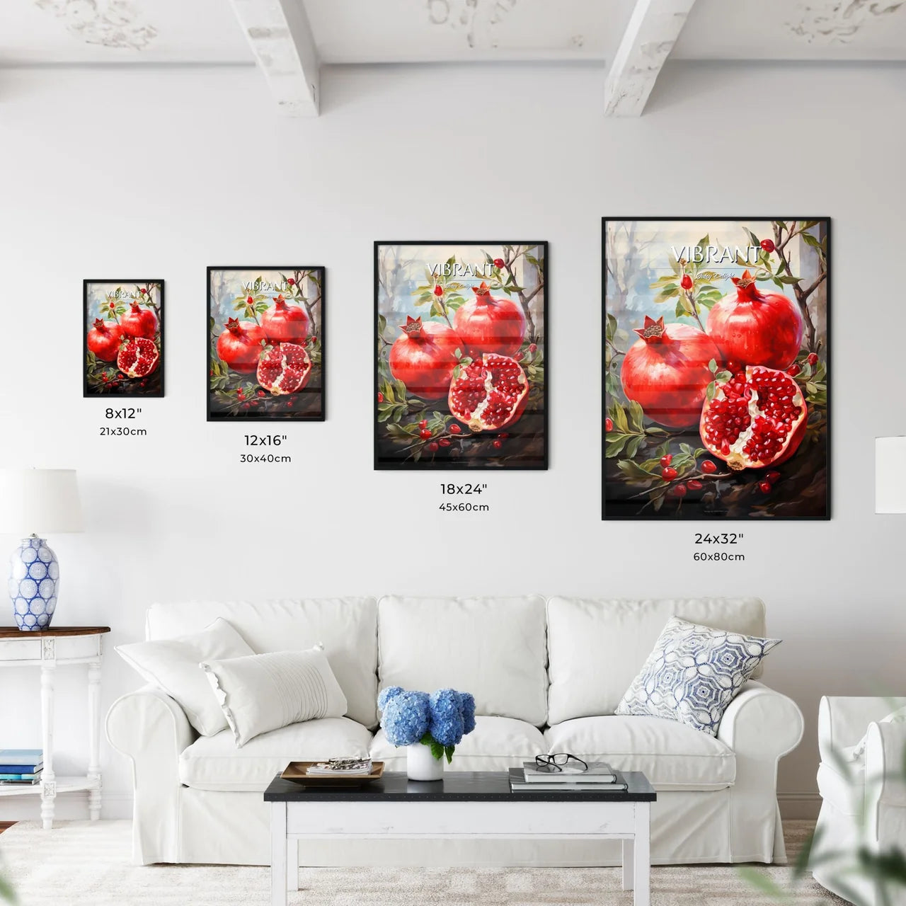 Pomegranate Cosmo - A Painting Of Pomegranat - Kitchen Hangings