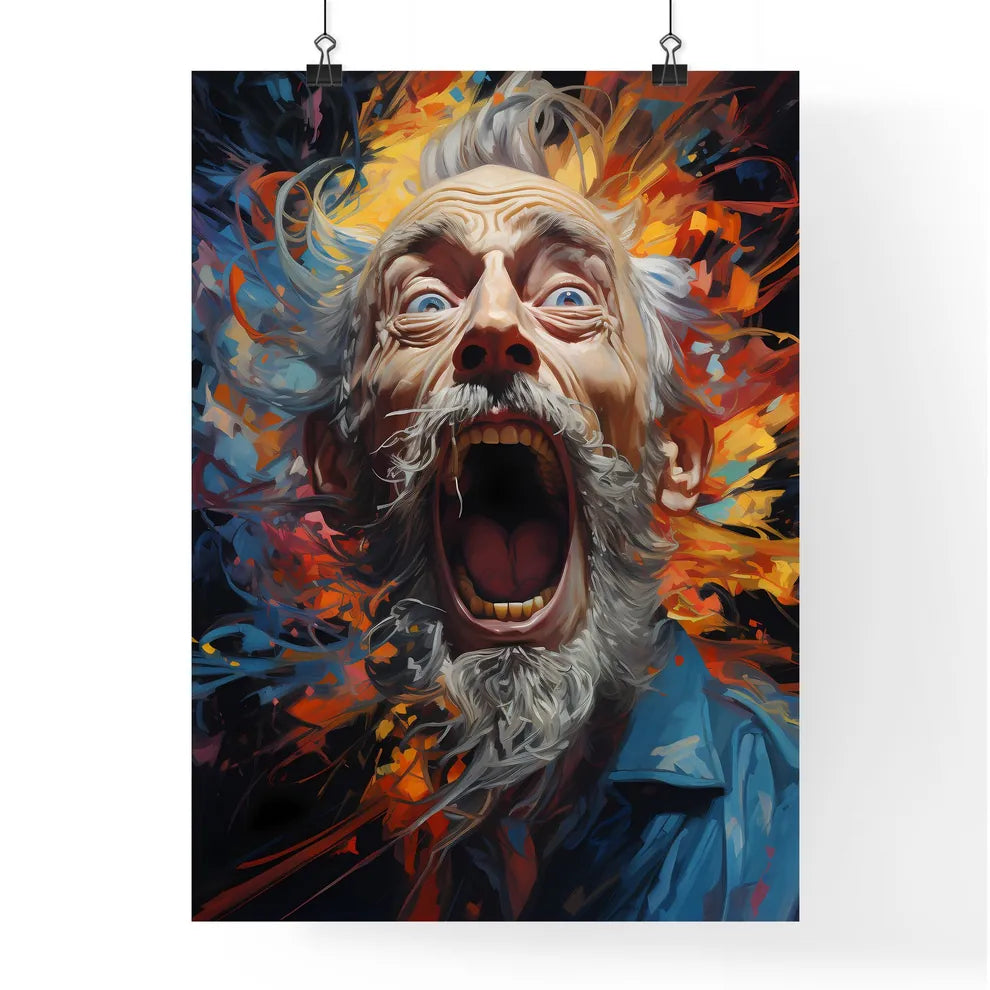 Puff Zip Zaap Ouch Comic Book Expressions  Poster