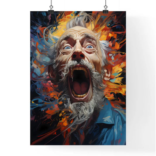Puff Zip Zaap Ouch Comic Book Expressions  Poster