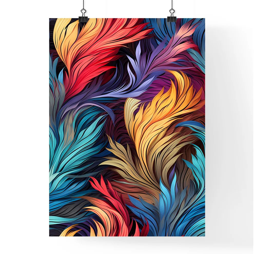 Retro 80S Seamless Pattern  Poster