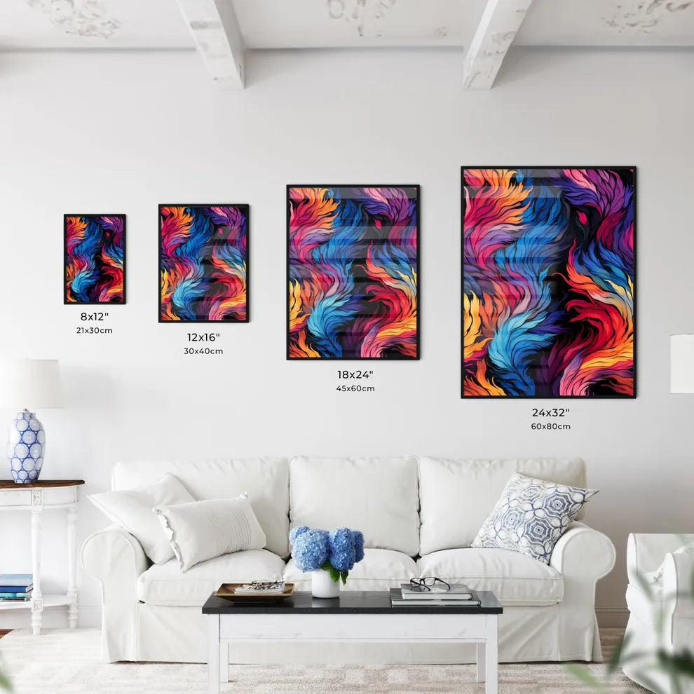 Retro 80S Seamless Pattern - Colorful Art - Kitchen Hangings