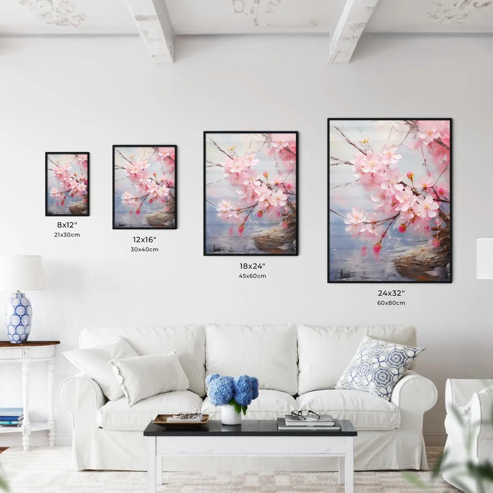 Sakura Bloom Japanese Art - A Close Up O - Kitchen Hangings
