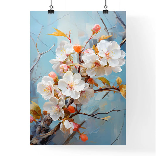 Sakura Bloom Japanese Art - A Close Up O Poster