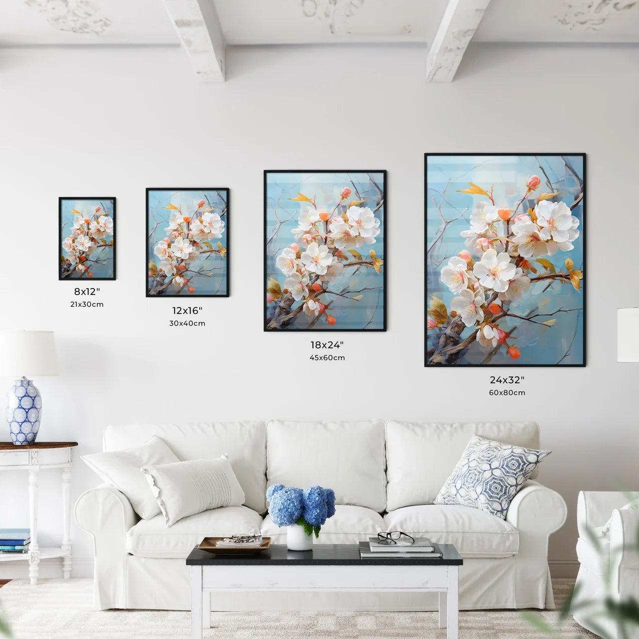 Sakura Bloom Japanese Art - A Close Up O - Kitchen Hangings
