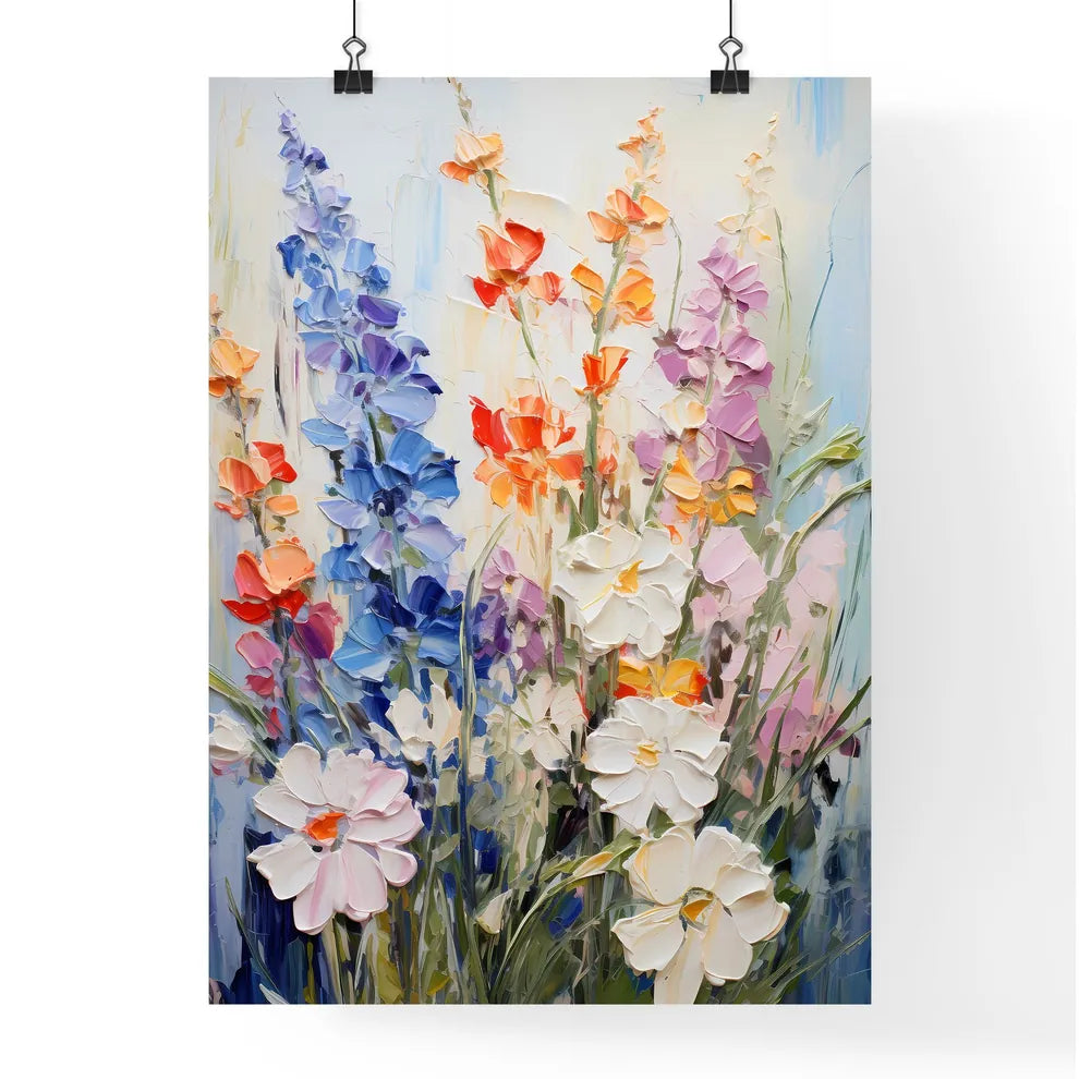 Some Flowers In The Garden - A Painting O Poster