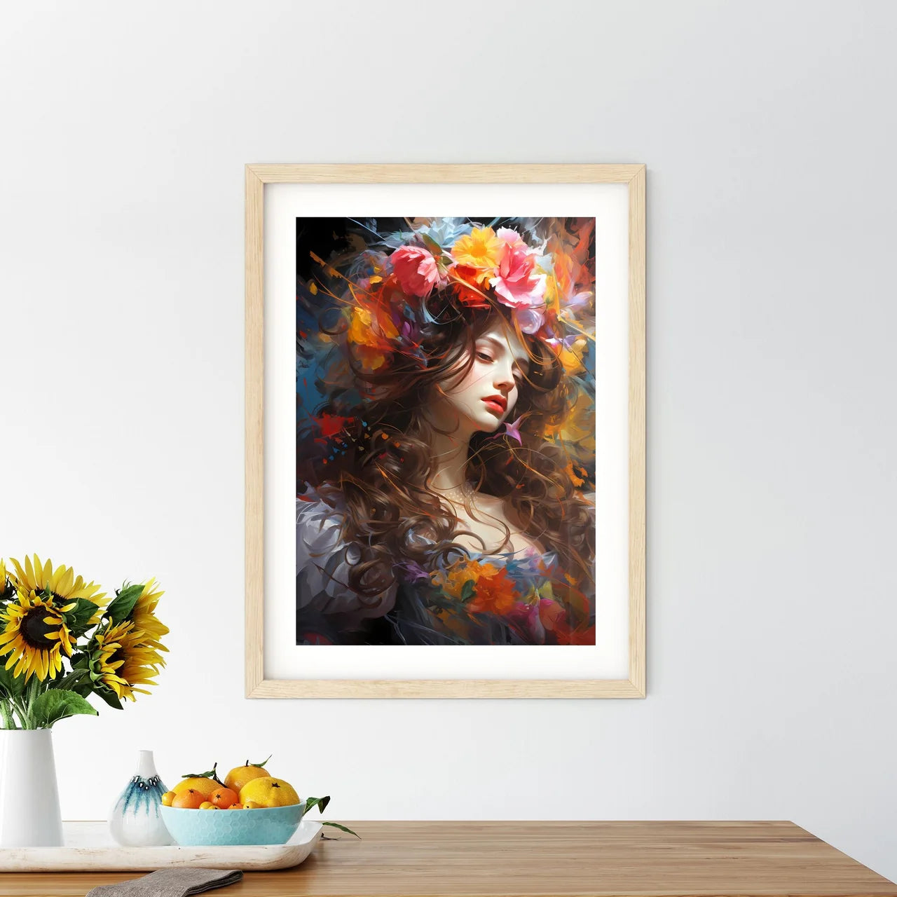 Spicy Bloody Mary - A Woman With Framed Print
