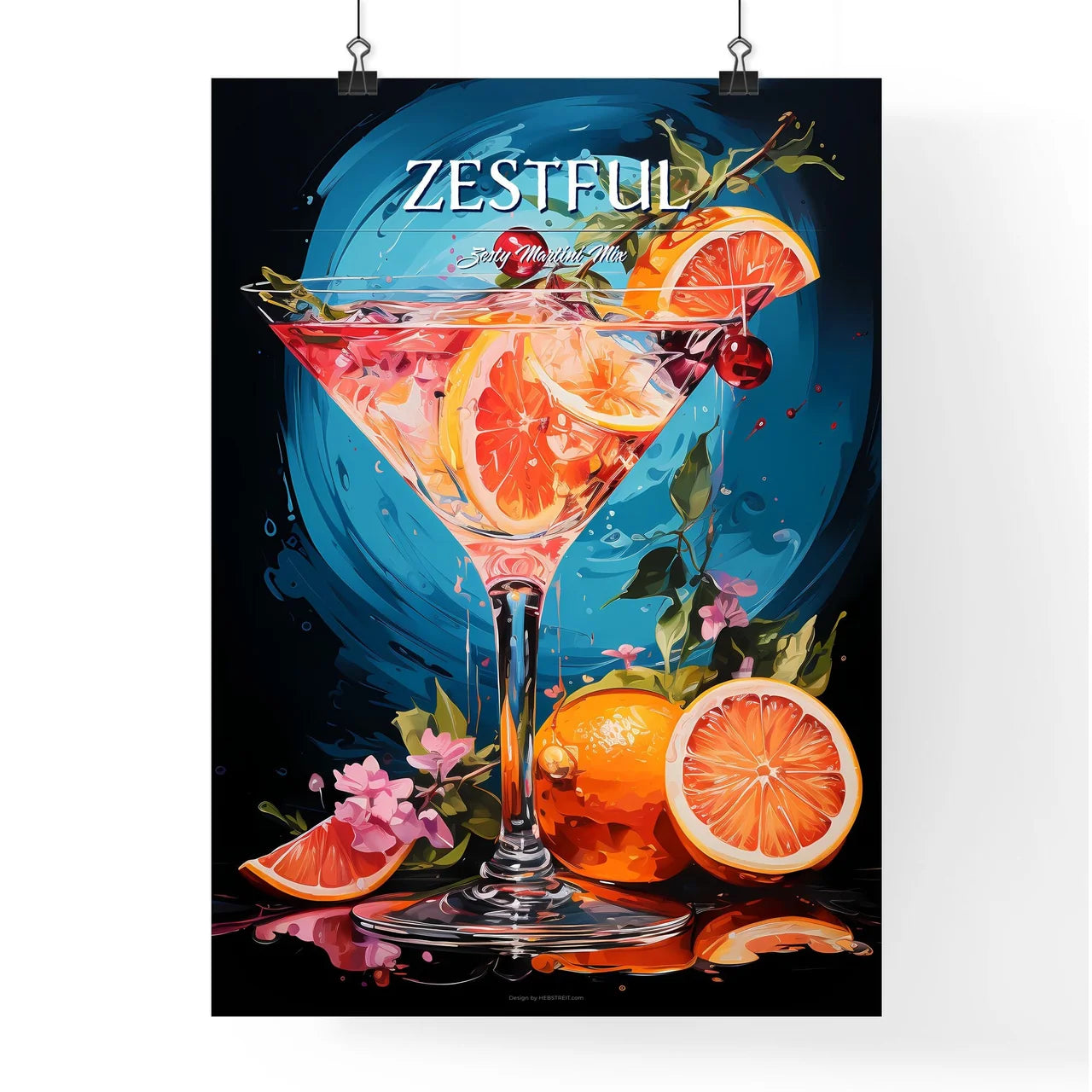 The Blood Orange Martini Is A Zingy Cocktail Poster