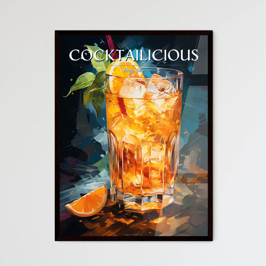 The Mai Tai Cocktail - A Glass Of Orange Jui - Framed Art Print