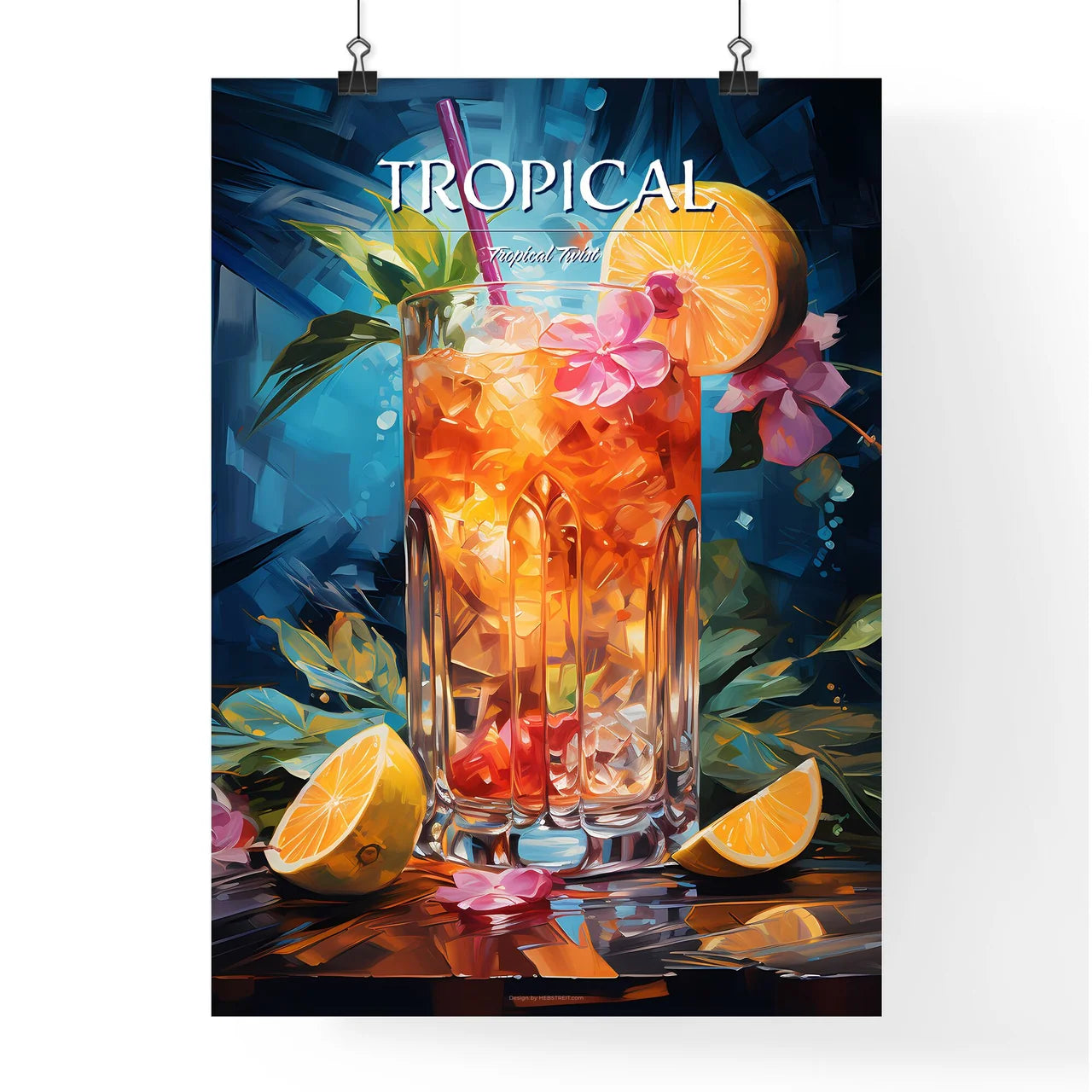 The Mai Tai Cocktail - A Glass Of Liquid Wit Poster