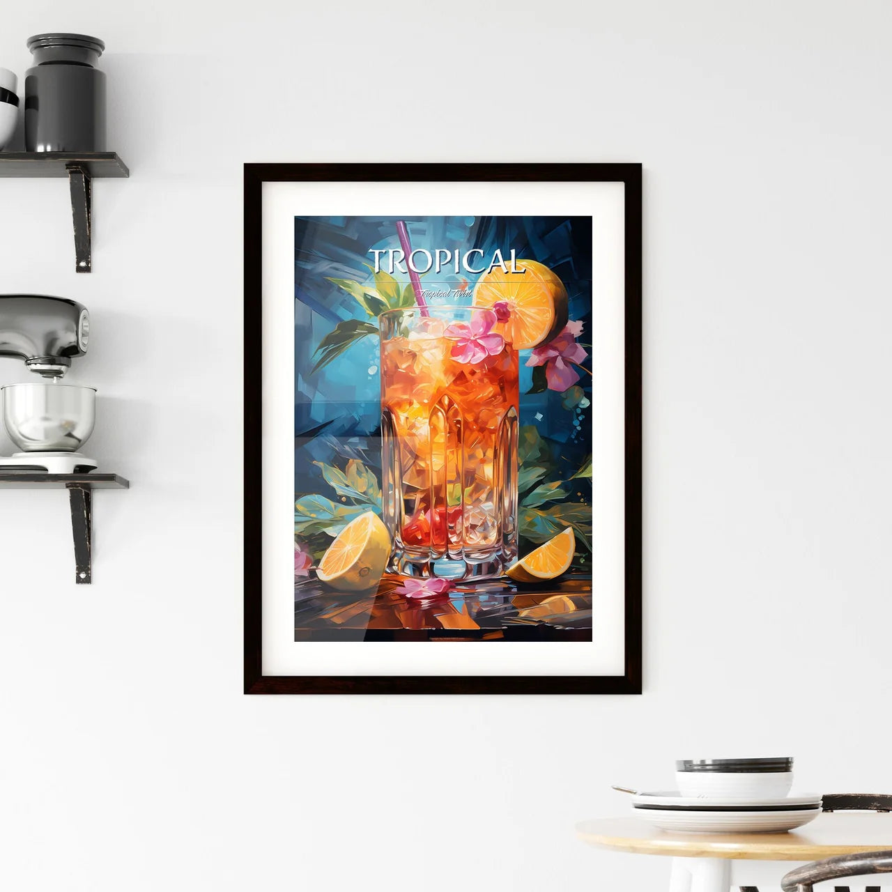 The Mai Tai Cocktail - A Glass Of Liquid Wit Framed Print