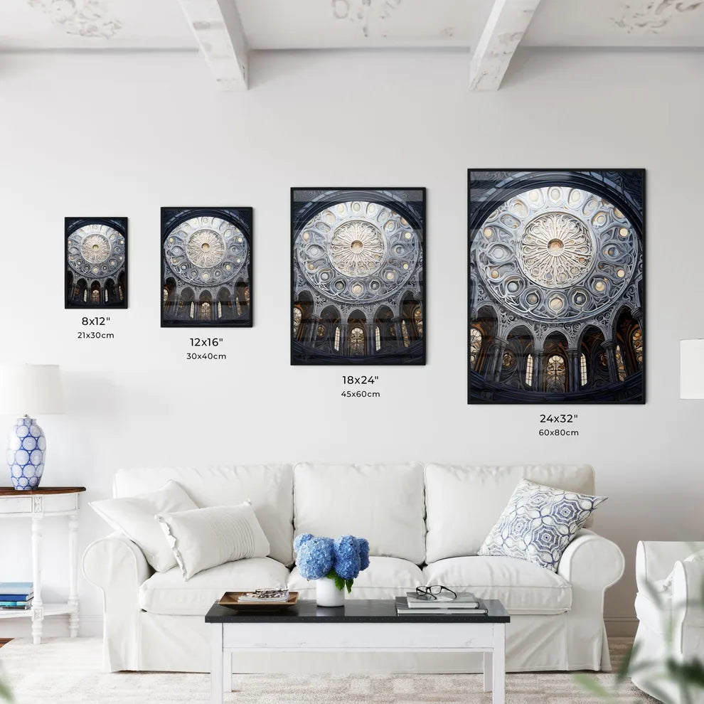 The Metallic Silver Pattern Of A Dome - A Ci - Kitchen Hangings