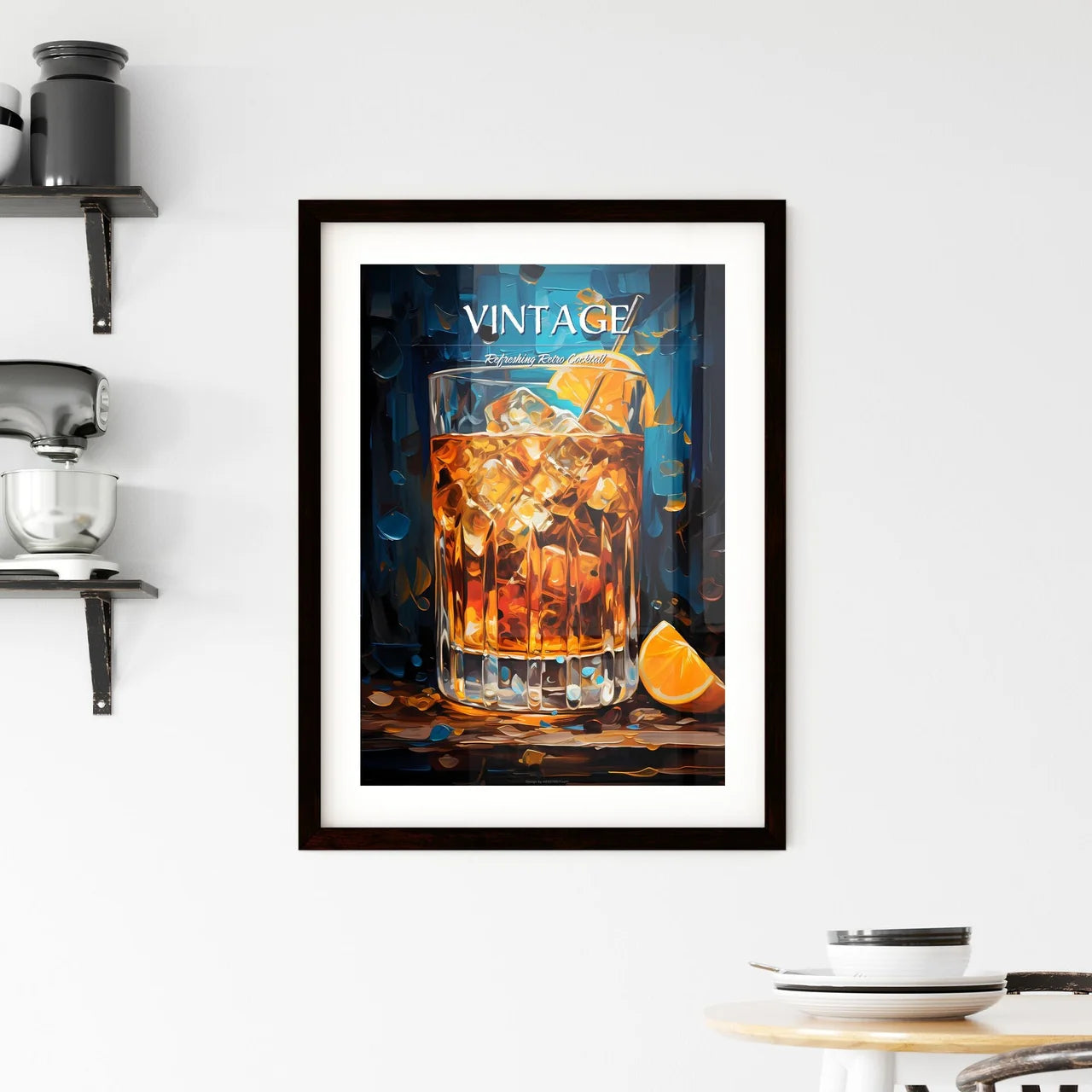 The Old Fashioned Is A Cocktail In A Tumbler Framed Print